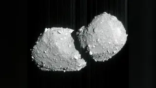 Hayabusa2's 800-meter close shave reveals Torifune as a binary asteroid