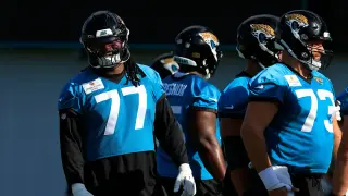 Harrison's Pad-Play Pushes Jaguars Toward Left-Tackle Role