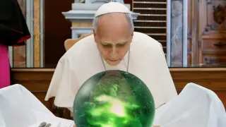 Pope Receives Giant Materia, Triggers AI-Humanity Debate