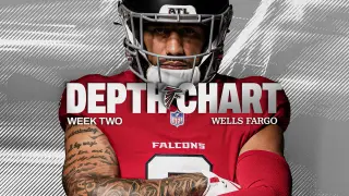 Falcons roll out Week 2 depth chart as QB decision looms vs Panthers
