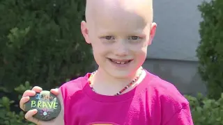 Overland Park girl's rock garden becomes beacon of hope amid cancer battle