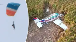Wisconsin Skydivers Drop from Airplane to Rescue Survivors of Nearby Crash