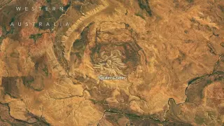Satellite imagery reveals ancient 'Spider Crater' in Western Australia