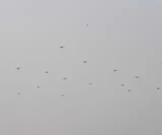 Drone Swarm Over Iran Could Explain F-15 Downing, Pilot Says