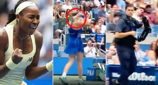Gauff survives Andreeva meltdown to reach US Open semifinals after near-disqualification scare