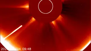 MAPS the Sungrazer meets its fiery end in the Sun’s glare