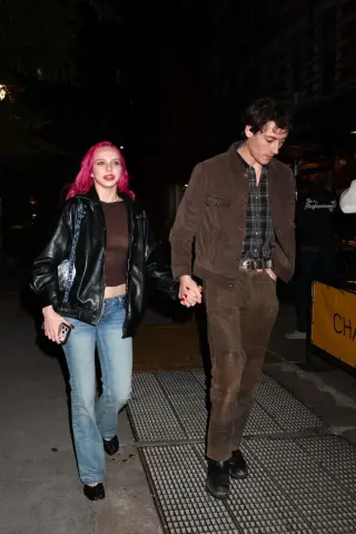 Adéla Swaps Stage Drama for Minimalist Date Night with Jackson Shanks