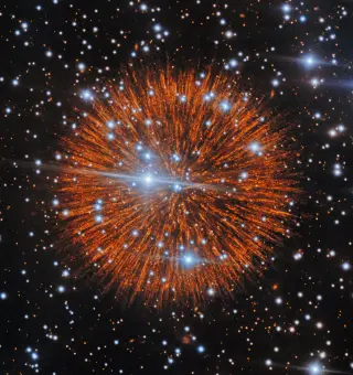 New Images Reveal 850-Year-Old Supernova Remnant Pa 30 as Chains of Gas Knots