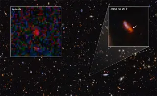 JWST Detects Record-Breaking Galaxy From 280 Million Years After the Big Bang