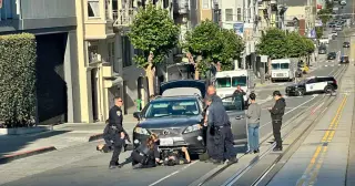 Chase ends in fatal crash outside Nob Hill Trader Joe’s; two officers injured