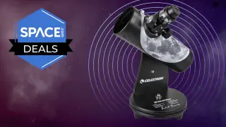 Pocketable starter telescope steals the show for quick skywatching