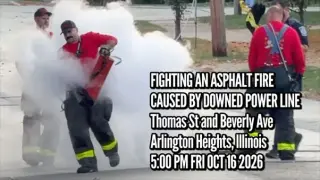 Arlington Heights Firefighters Criticized for Unsafe Tactics in Downed Power Line Fire