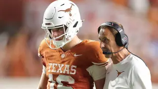 Sarkisian Weighs Manning Bench as Texas Playoff Hopes Fade