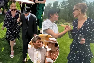 Julia Roberts Channels Pretty Woman at Emma Roberts' Idaho Wedding