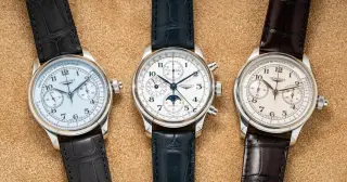 Longines Refreshes Master Collection with a Monopusher Chronograph and Updated Moonphase Chrono