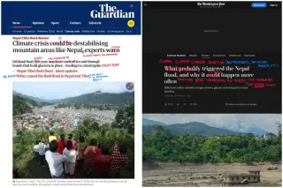 Nepal Flood Tests Western Media's Climate-Crisis Framing