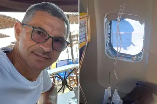 Ryanair window blows out, passenger pulled halfway out mid-flight
