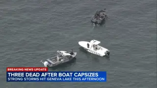 Three children die as Geneva Lake boat capsizes amid Chicago-area storm outbreak