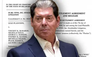 McMahon Pays $42.5M to Settle WWE-UFC Merger Shareholder Case