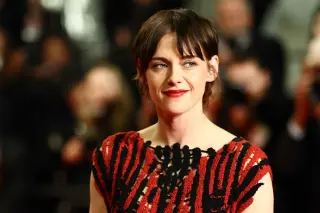 Kristen Stewart Pushes Cannes Boundaries with Curtain Bangs and a String Gown