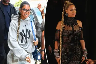 Blue Ivy Dons Beyoncé-Inspired High Ponytail Braid