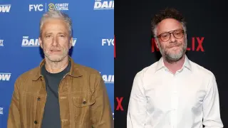 Stewart, Rogen Take Aim at Kanye West in Netflix Roast