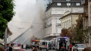Drone strike hits Kyiv's Security Service HQ, signaling escalation in Ukraine war
