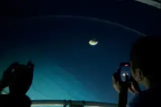 Ancient nautilus greets deep-sea explorers 365 meters down