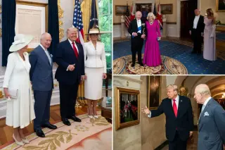 Backstage at the White House: Royals' state visit captured in new photo gallery
