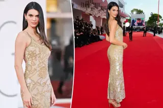 Kendall Jenner Dons 1995 Armani Gown for Venice Film Festival Debut