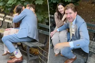 Central Park kiss video sparks online speculation about two lawyers