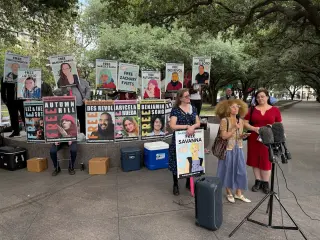 Texas protest outside ICE facility yields up to 100-year sentences for eight alleged antifa members