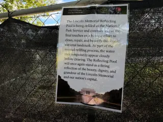 Lincoln Memorial Reflecting Pool begins refilling after failed sealant repair and legal fallout