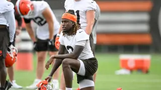 Jeudy clarifies viral clip didn’t reveal his stance on Browns’ QB race