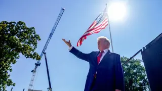 Trump bets his monuments will outlast his presidency