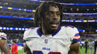 Bills safety Gardner-Johnson ejected for spitting at Raiders' Bowers in Week 6