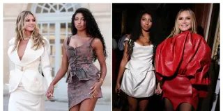 Klum and daughter Lou make Paris Fashion Week debut in coordinated Westwood looks