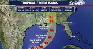 Isaias Becomes First 2026 Hurricane as Florida Declares Emergency