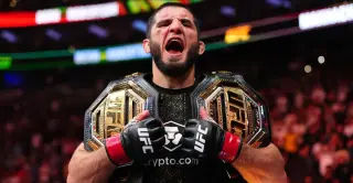 Holloway questions Makhachev’s two-belt swagger after moving up to welterweight