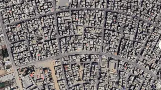 Satellite imagery reveals 82% of Gaza's structures damaged as war enters third year