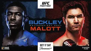 UFC Edmonton: Buckley vs. Malott Headlines Fight Night 291 at Rogers Place