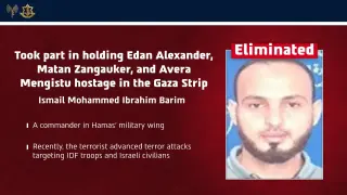 IDF says Hamas leadership hit: hostage-taker and Sinwar ally among those killed