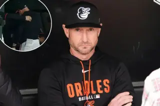 Orioles manager Albernaz back in the dugout after foul-ball injuries, on baby-food diet for six weeks