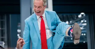 Farage pursues global statesman image, distances from Trump amid funding scandal