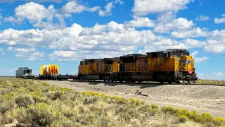Atlas railcar for spent fuel shows lighter axle load, as Idaho readies line for first cask