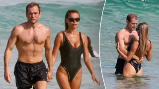 Nader and Egerton Light Up Bondi Beach With PDA Romance