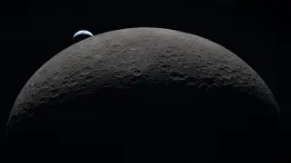 Moon Born in a 5-Hour Flash After Giant Impact, New Study Suggests