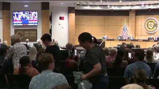 Cobb Parents Rally Against Trump Visit at Wheeler High School