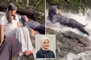 25-Year-Old Woman Dies After Slipping Off Rock at Indonesian Waterfall