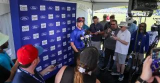 Giants ease into light practice after three-padded days at Greenbrier